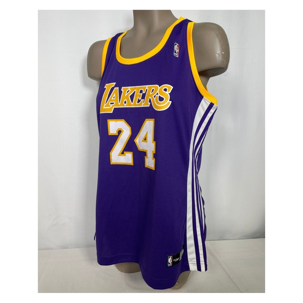 Kobe Bryant #24 Los Angeles Lakers NBA 4Her Adidas Purple Jersey Women's XL